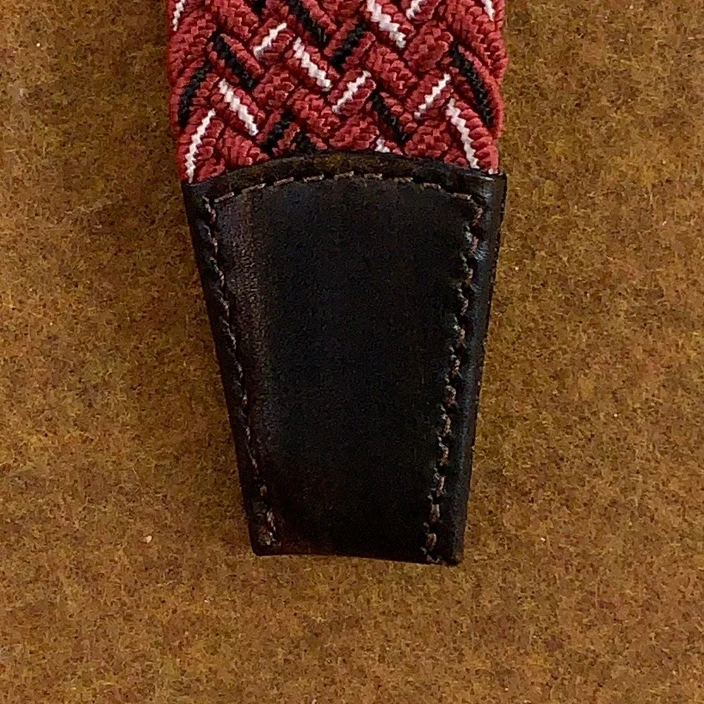 Zep-Pro Mens Medium Red Braided Elastic Stretch Belt NWT